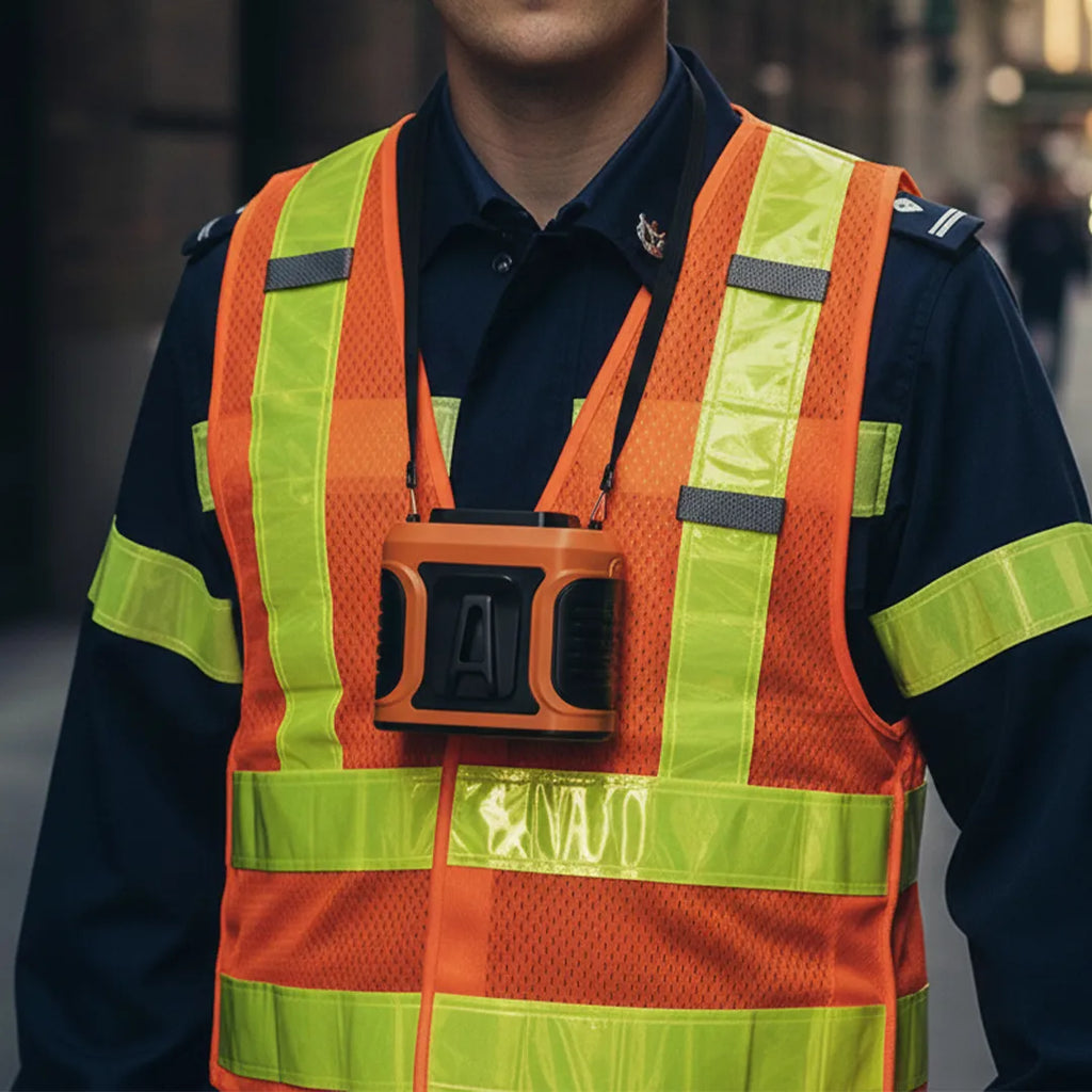 Ventilador de cintura portátil vista adicional – Mil Ideas