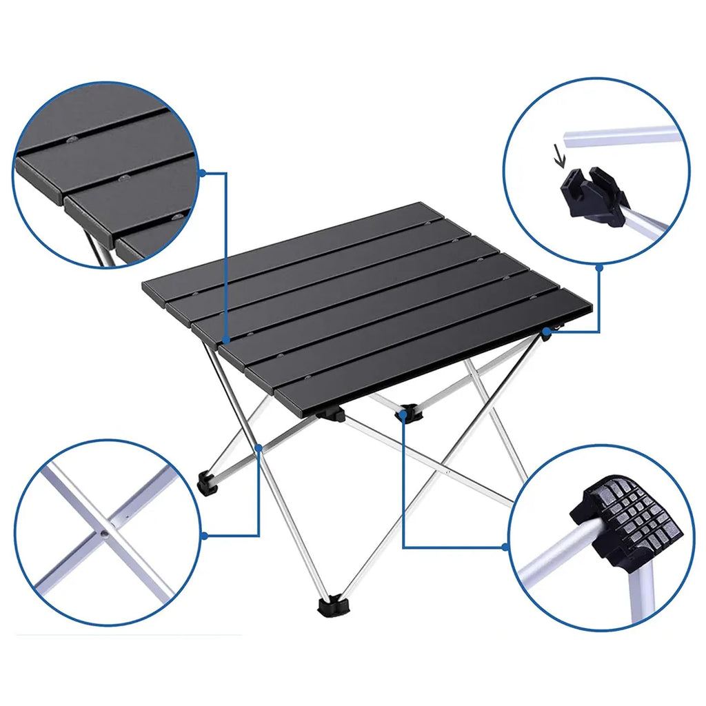 Mesa Plegable de Acero para Camping vista adicional – Mil Ideas
