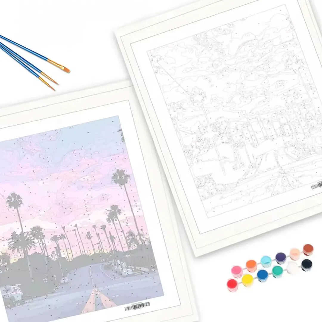 Kit de bricolaje para colorear pinturas y lienzos vista adicional – Mil Ideas