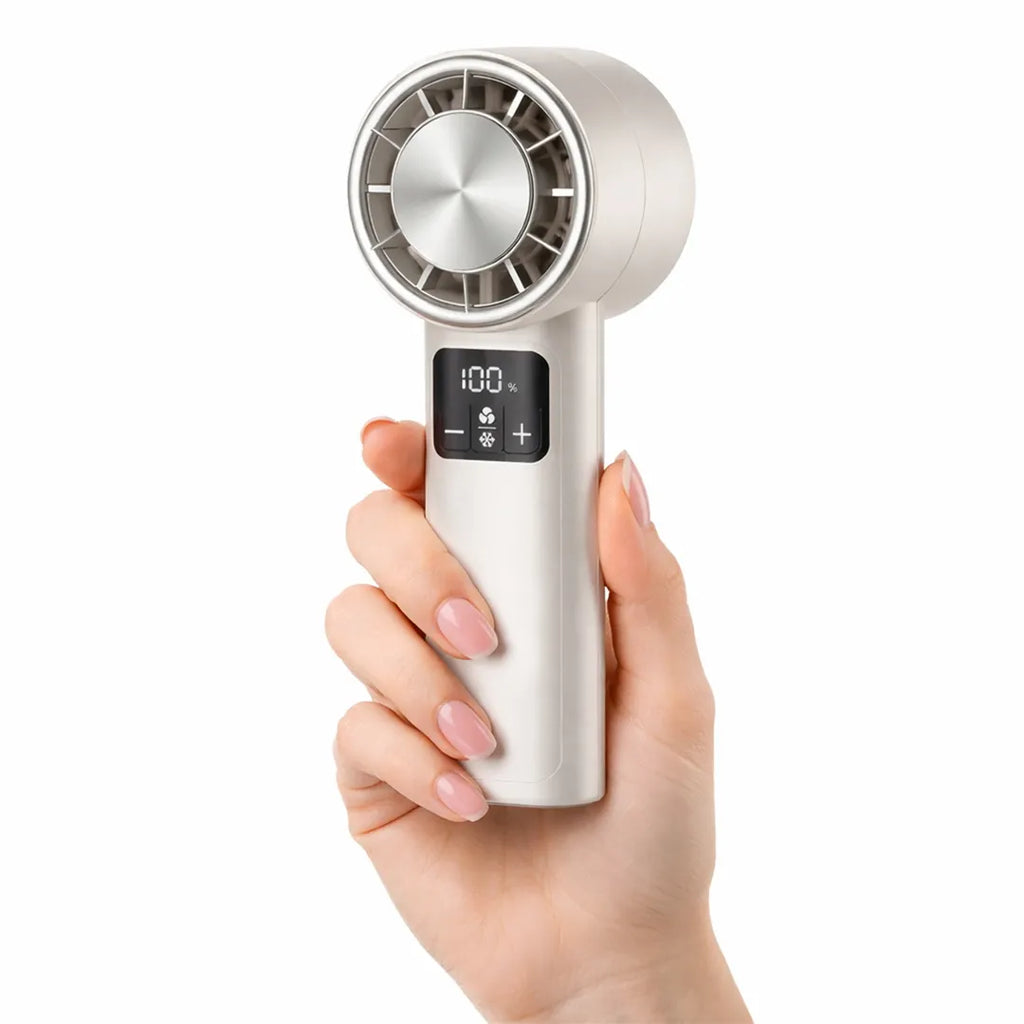 Ventilador de mano portátil recargable vista adicional – Mil Ideas