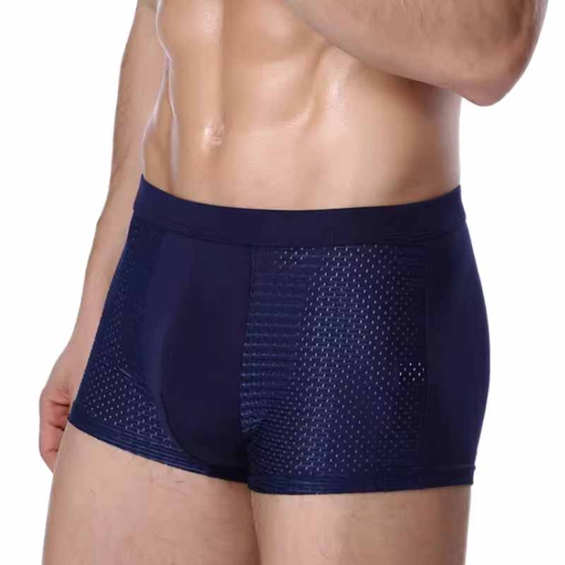 Pack de 4 boxer de fibra de bambú detalle – Mil Ideas