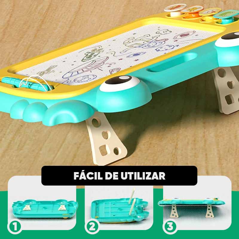 Pizarra de dibujo mágica Crabs con accesorios vista adicional – Mil Ideas