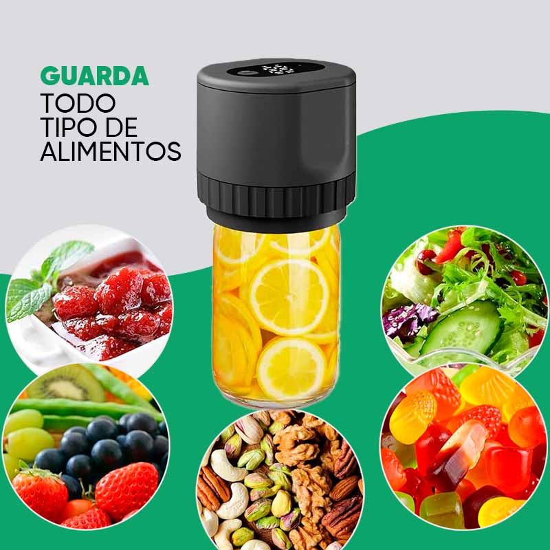 Selladora al vacío inalámbrica para frascos vista adicional – Mil Ideas