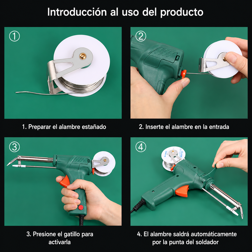 Kit soldadora 60W accesorios detalle – Mil Ideas