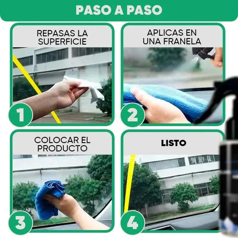 Recubrimiento AMJ anti-empaño para vidrios vista adicional – Mil Ideas