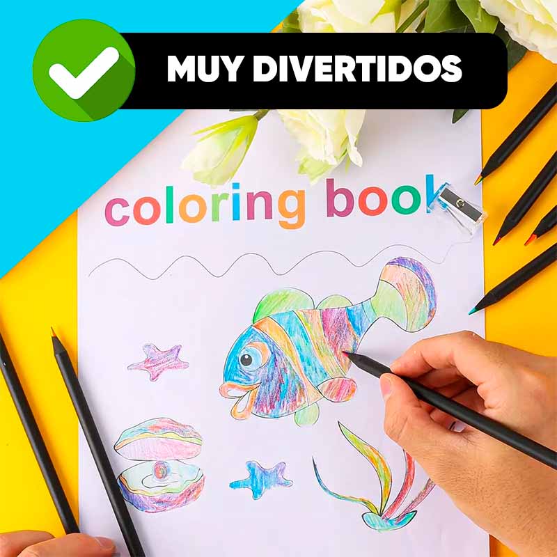 Set de 12 lápices coloreables arcoíris detalle – Mil Ideas
