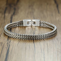 Pulsera de acero inoxidable vista adicional – Mil Ideas