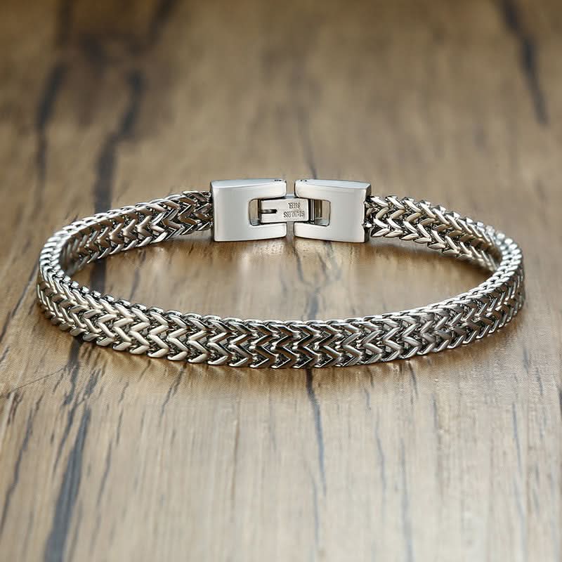 Pulsera de acero inoxidable vista adicional – Mil Ideas