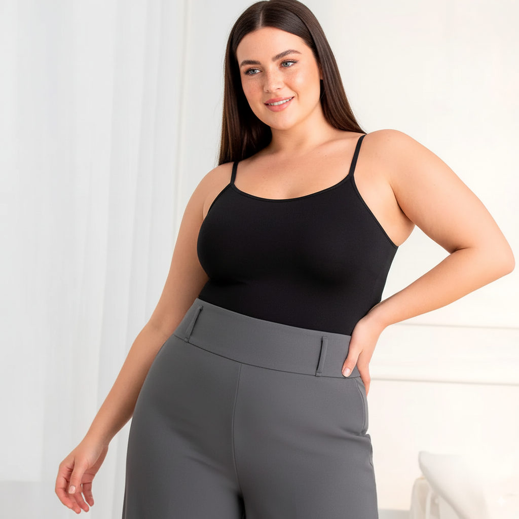 Vitae Camiseta Moldeadora Cuello Redondo Elevé en uso – Mil Ideas