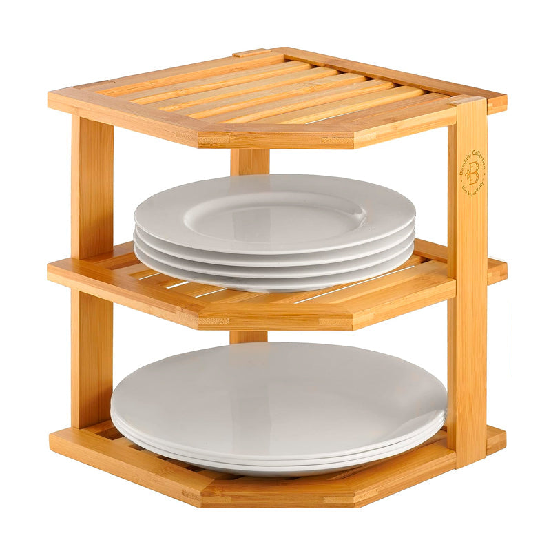 Organizador de Platos 3 Niveles en Bambú – Mil Ideas