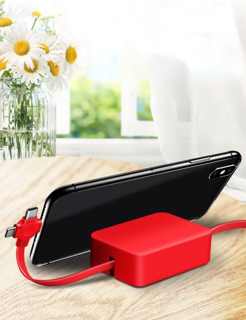 Cable Cargador USB Retráctil Carga Rápida vista adicional – Mil Ideas