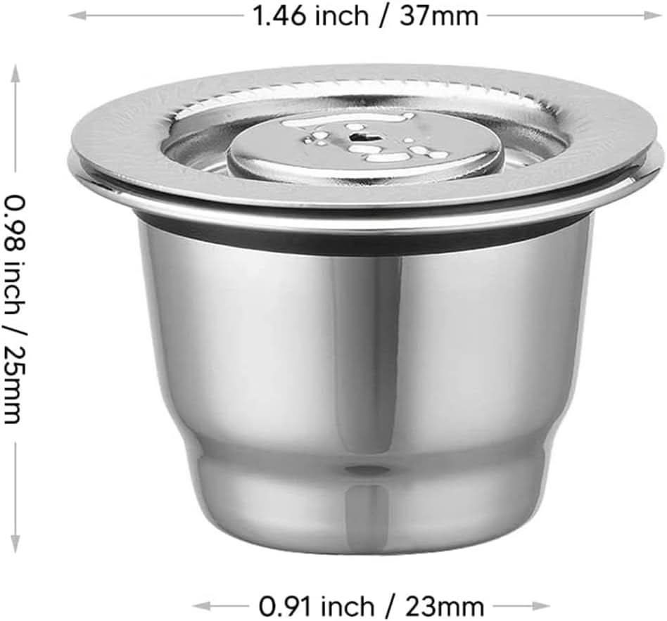 Cápsula para café reutilizable acero inoxidable vista adicional – Mil Ideas