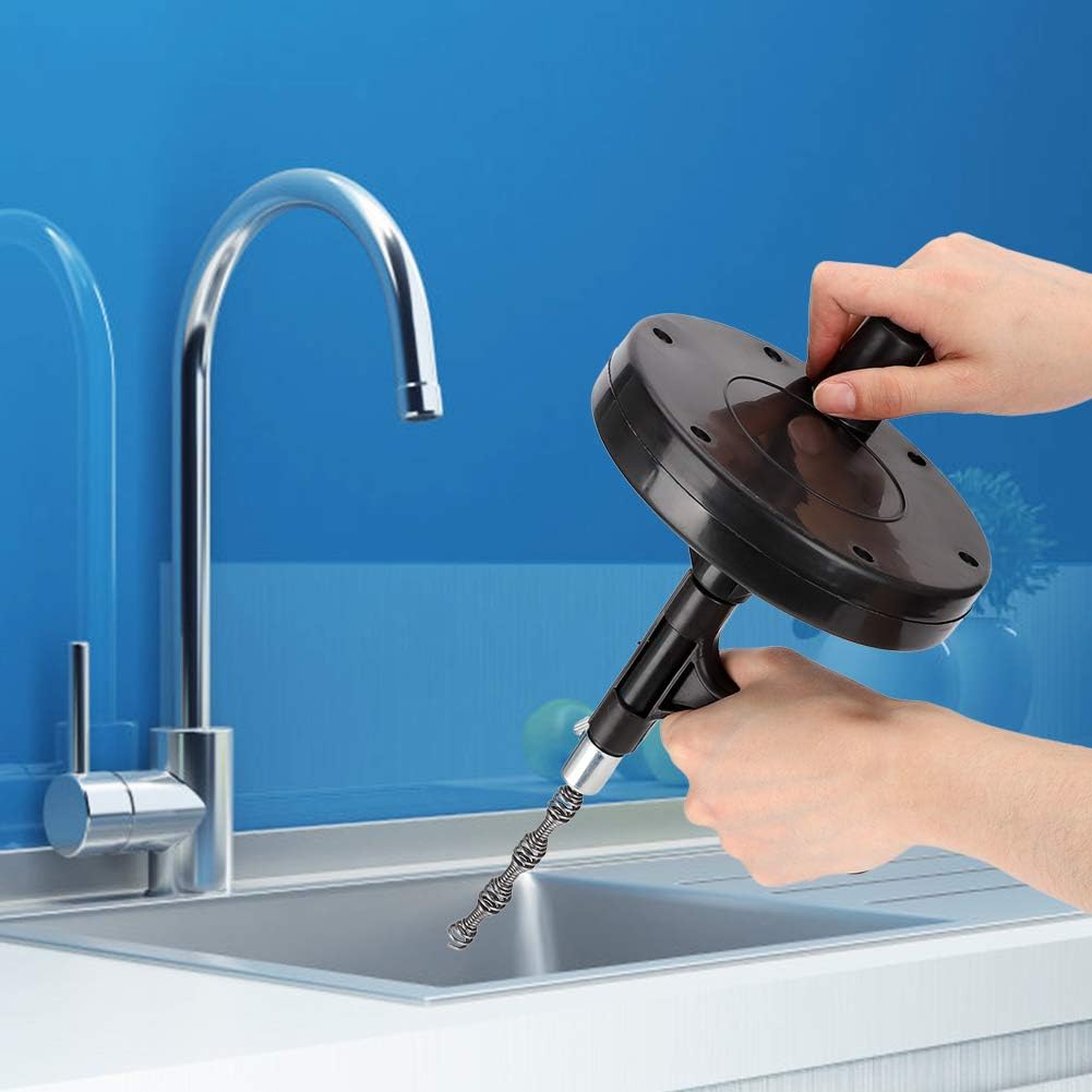 Cinta para destapar drenajes en uso – Mil Ideas