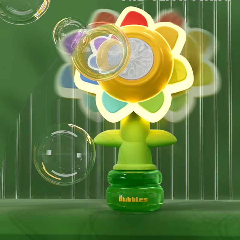 Burbujero Girasol a Batería con Movimiento vista adicional – Mil Ideas