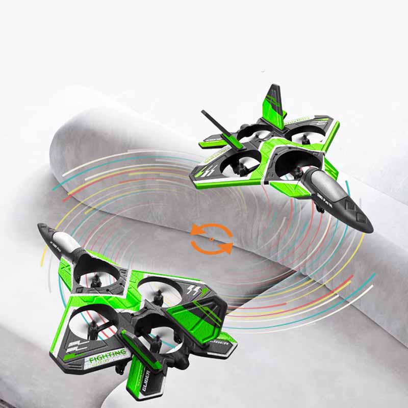 Avión Drone con Luces LED y Control Remoto vista adicional – Mil Ideas