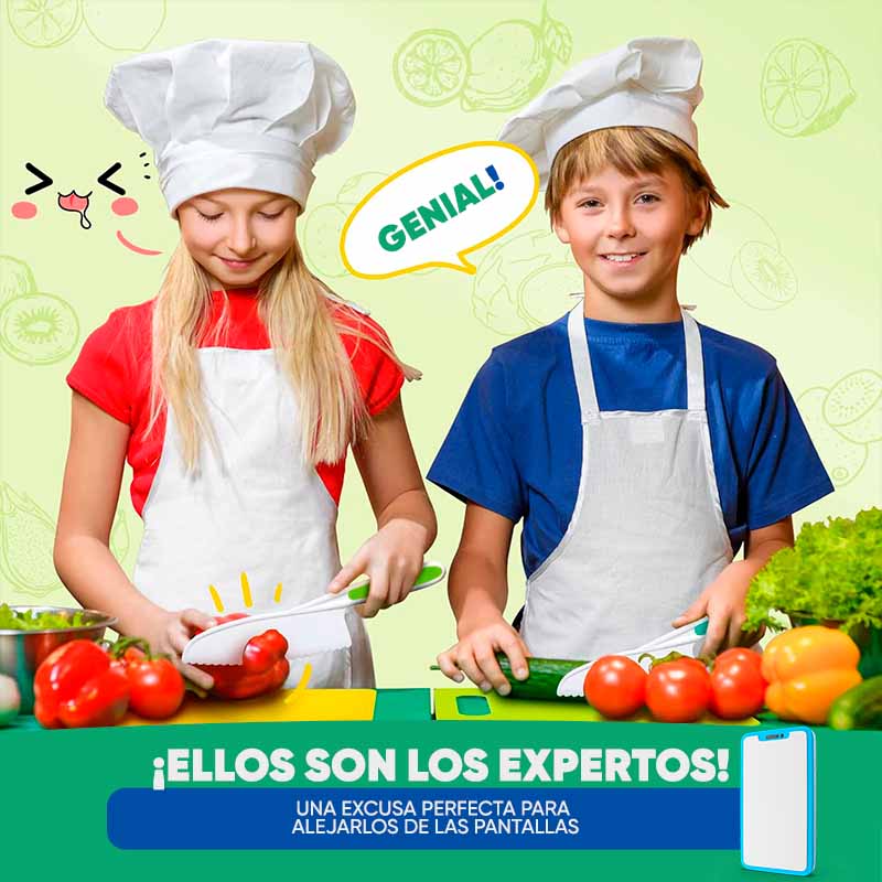 Juego didáctico de cocina con 13 piezas vista adicional – Mil Ideas