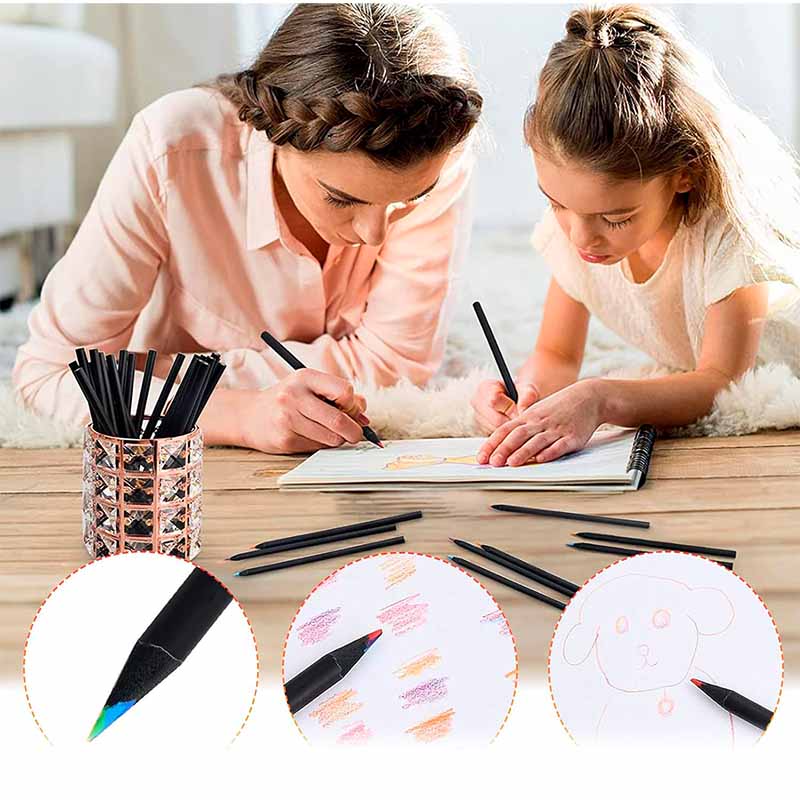 Set 12 lápices Gradients detalle de punta – Mil Ideas