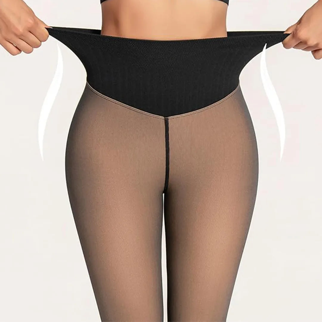 Leggings moldeadora térmica con forro polar detalle – Mil Ideas