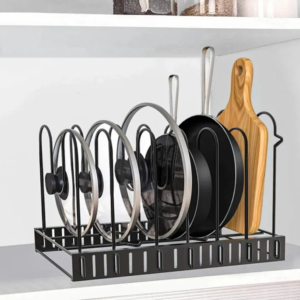Soporte metálico para ollas 2 en 1 vista adicional – Mil Ideas