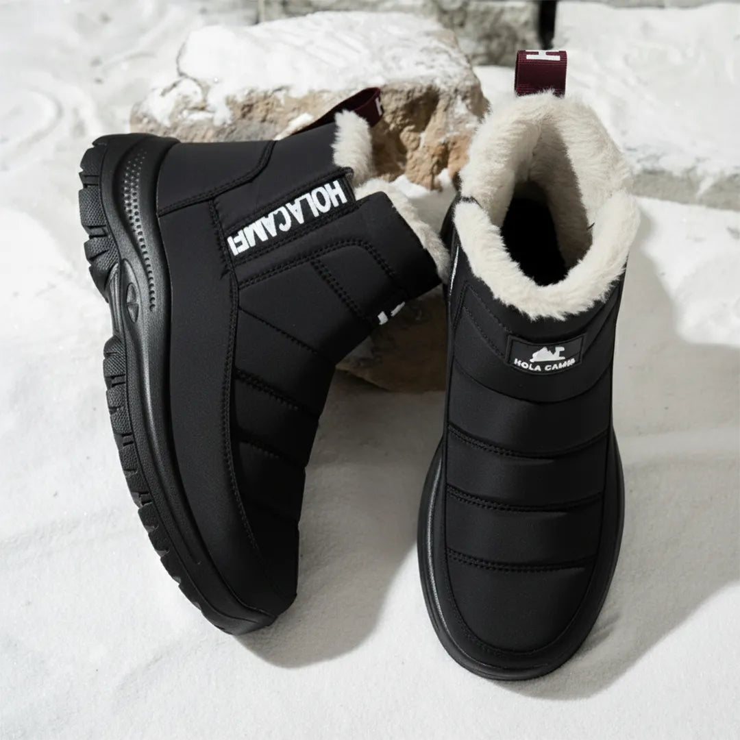 Botas de Invierno Camel Impermeable Suela Antidelizante