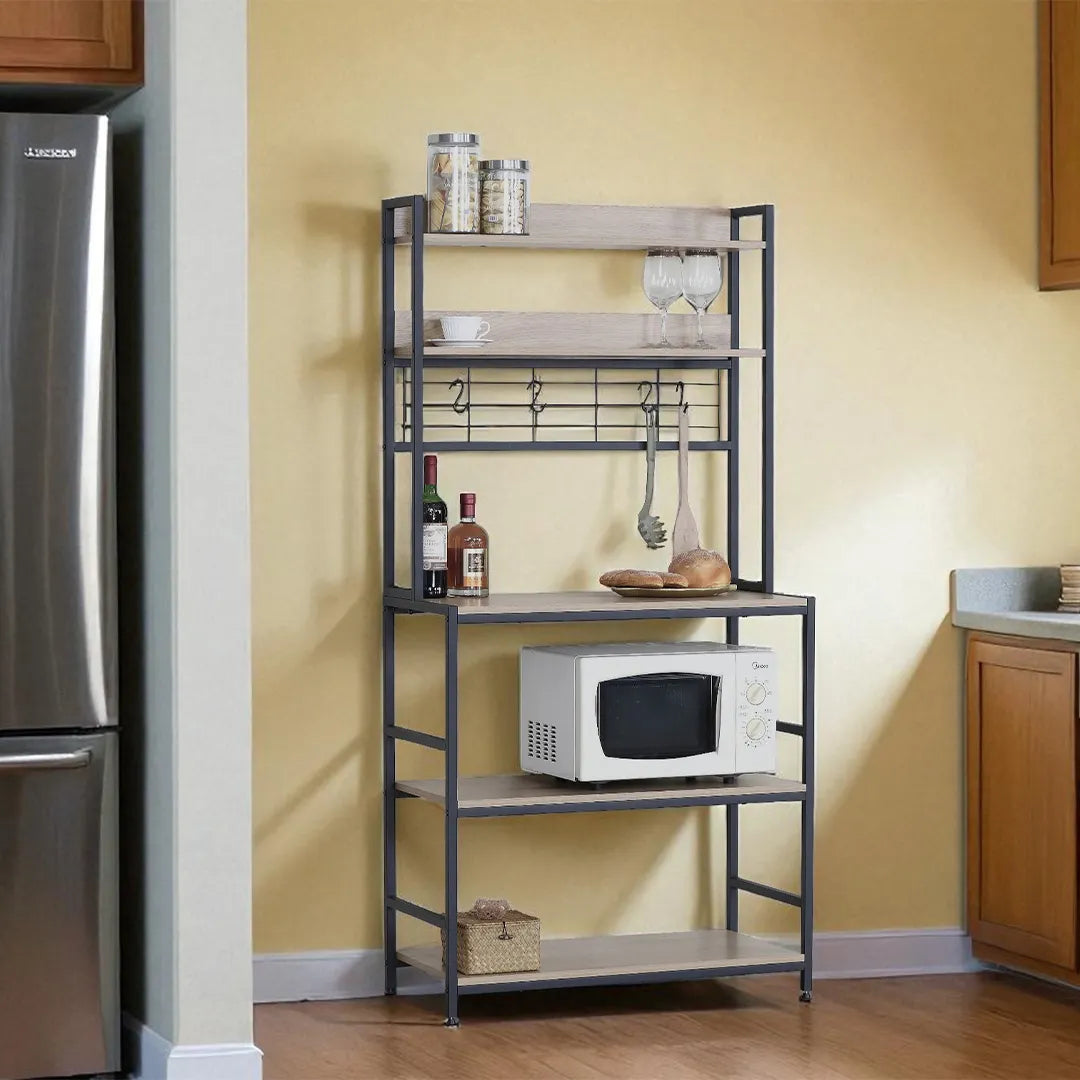 Mueble organizador de cocina 5 estantes en uso – Mil Ideas
