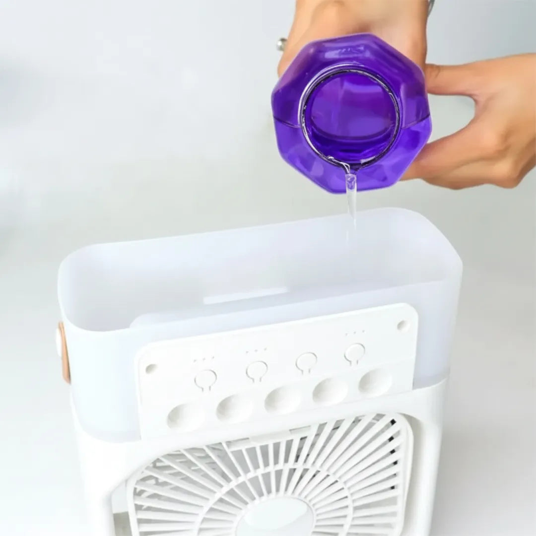 Mini ventilador 2 en 1 USB con contenedor de agua vista adicional – Mil Ideas