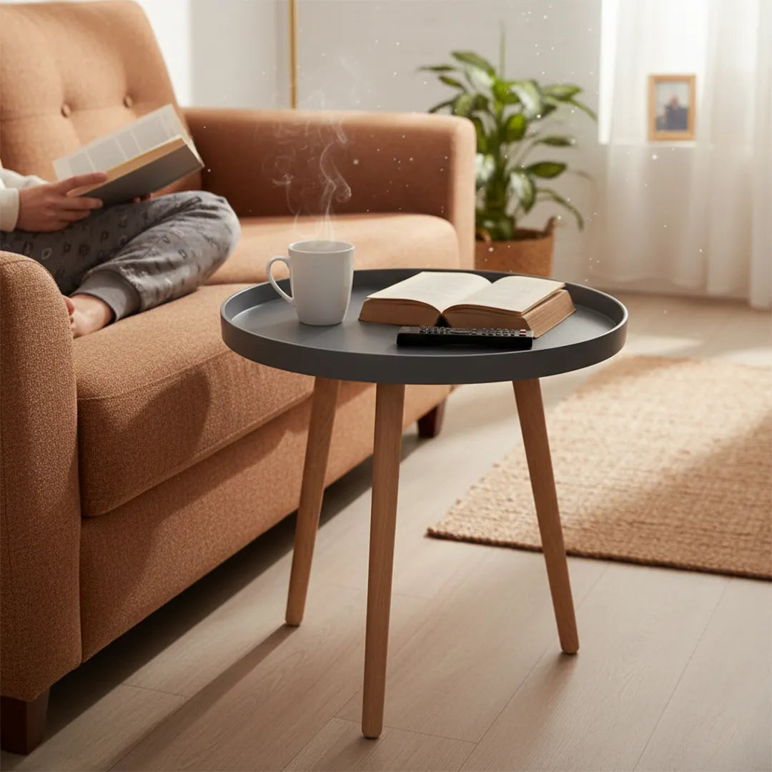 Mesa ratona Adana redonda 50x44 vista adicional – Mil Ideas