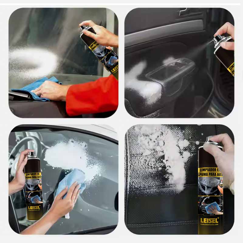 Limpiador espuma Leisel 500ml detalle – Mil Ideas