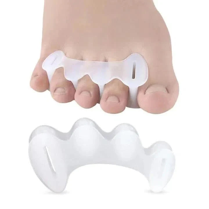 Separador de dedos de silicona blanco vista adicional – Mil Ideas