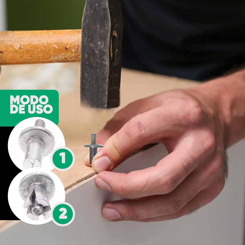 Pack de 100 remaches de expansión en aluminio vista adicional – Mil Ideas