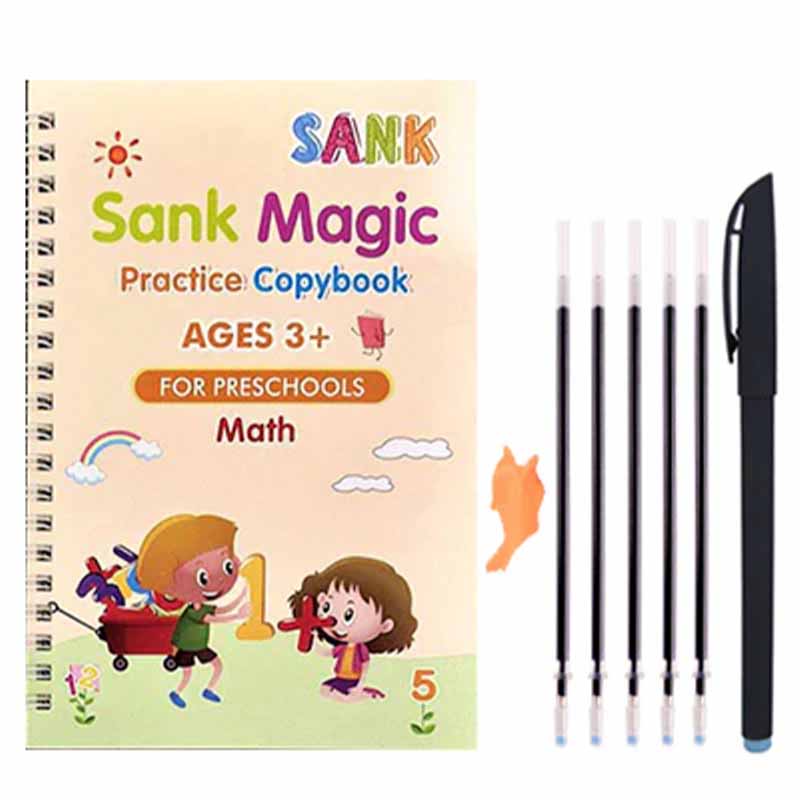 Set de 4 libros didácticos de escritura reutilizable – Mil Ideas