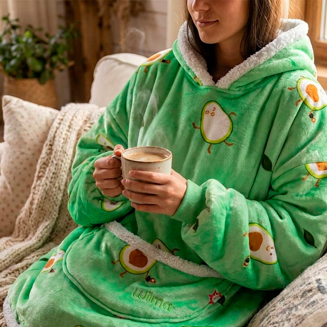 Hoodie adultos polar con capucha Wilma – Mil Ideas