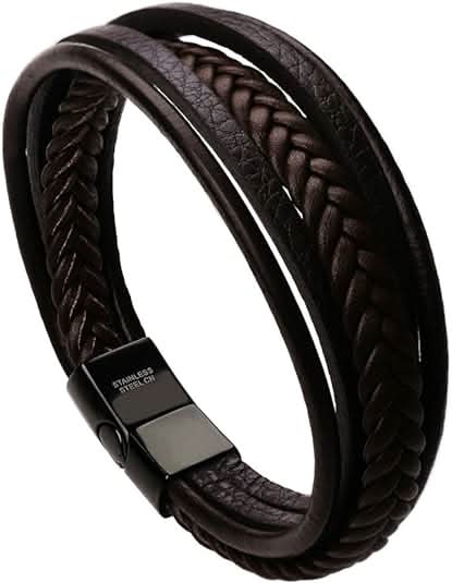 Pulsera de cuero Bliss Band con cierre lateral – Mil Ideas