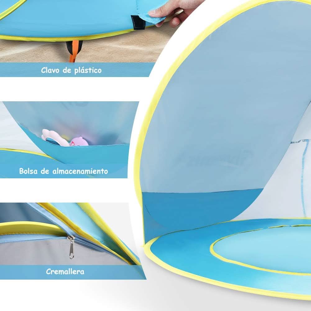 Carpa Piscina para Niños en Playa vista adicional – Mil Ideas