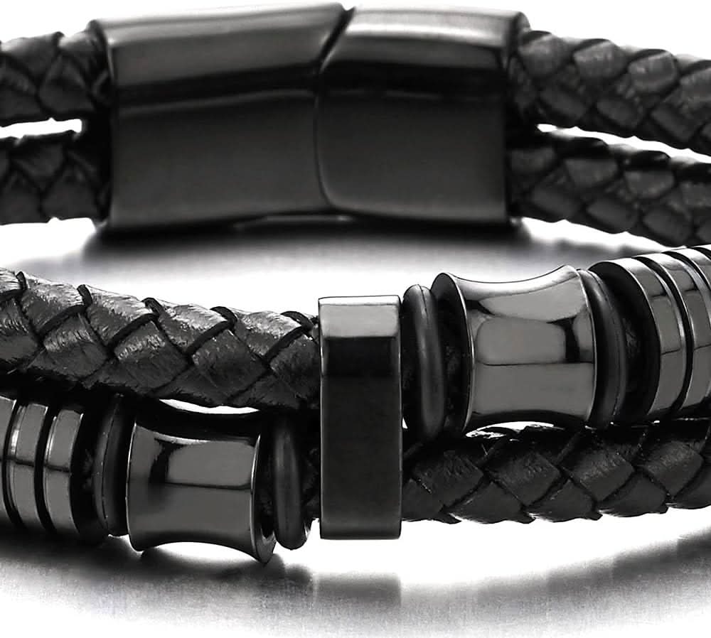 Pulsera Beyond doble hilera vista adicional – Mil Ideas