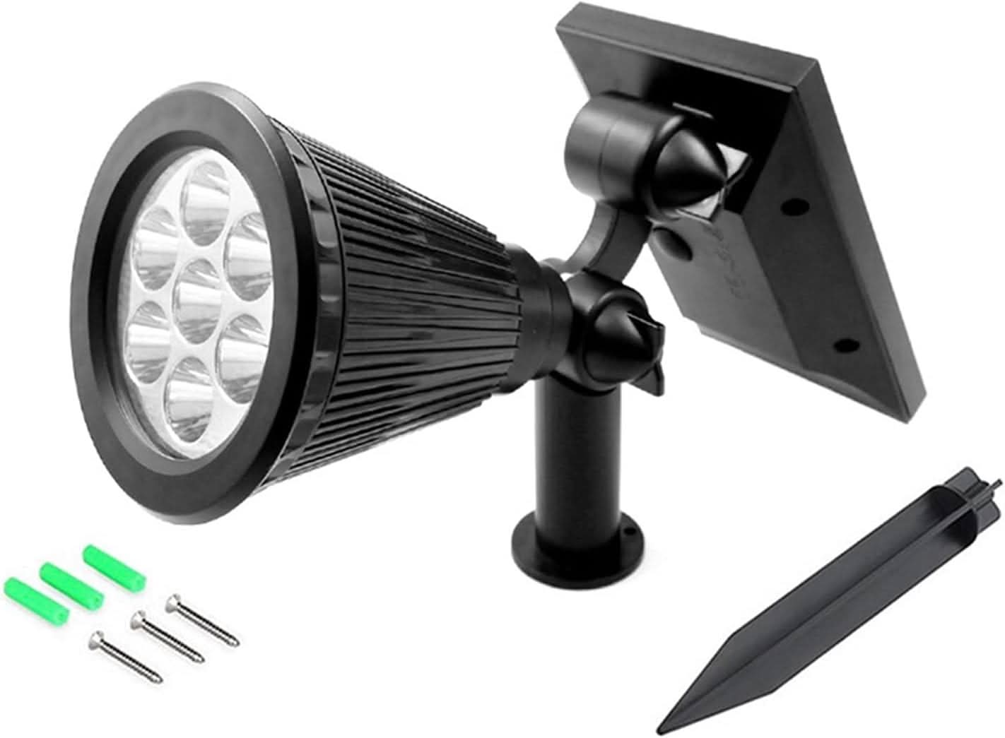 Luz solar de jardín con estaca vista adicional – Mil Ideas