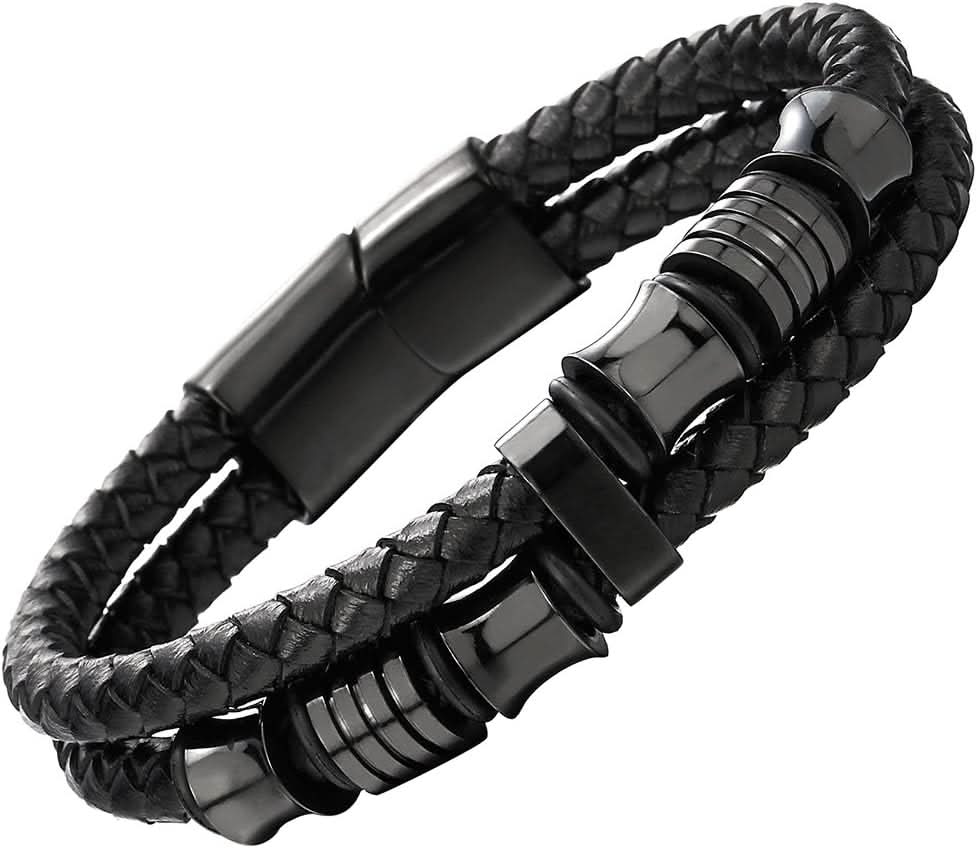 Pulsera Beyond doble hilera con apliques – Mil Ideas
