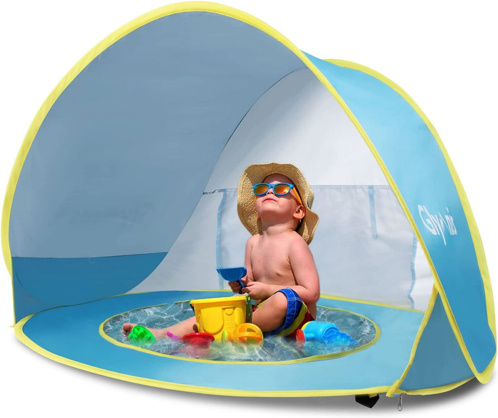 Carpa Piscina para Niños en Playa en uso – Mil Ideas
