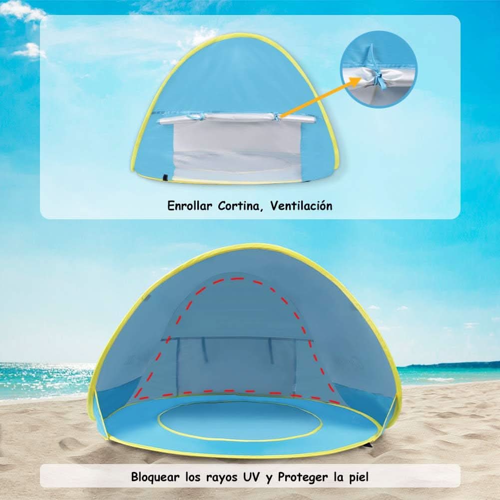Carpa Piscina para Niños en Playa detalle – Mil Ideas