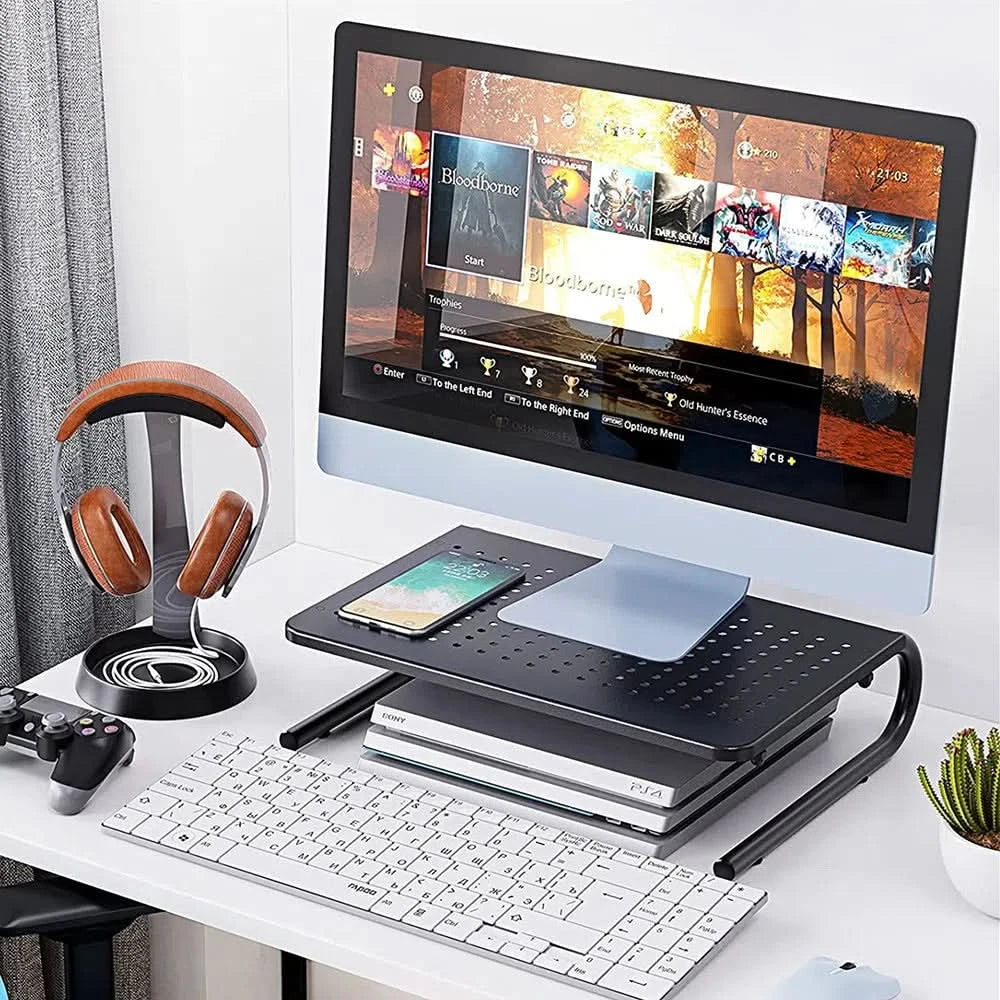 Soporte de elevación monitor vista adicional – Mil Ideas