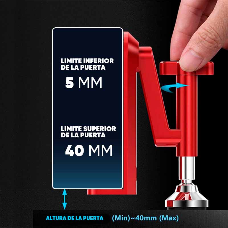 Tranca de puerta antirrobo con alarma vista adicional – Mil Ideas