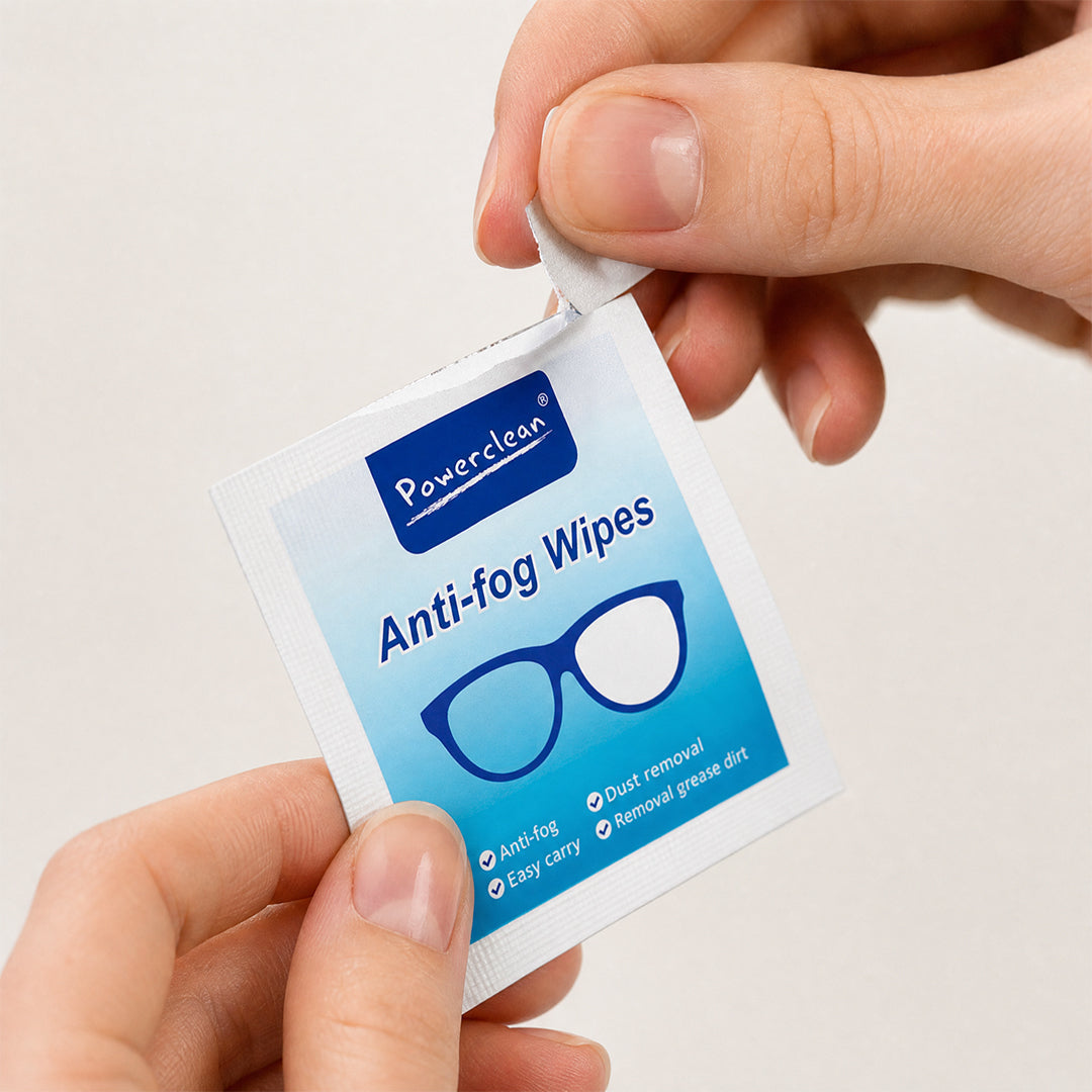 100 Toallas de Limpieza Anti Empaño para Lentes y Pantallas