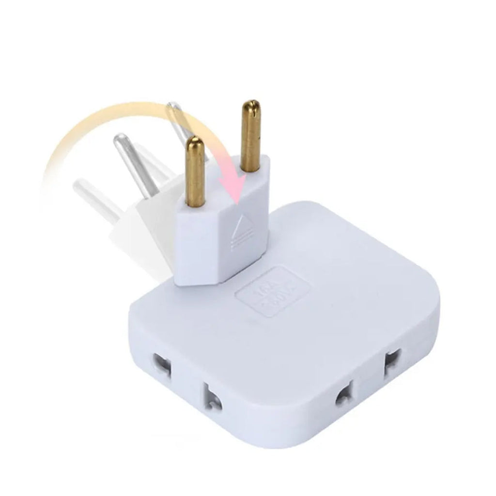 Pack de 4 Adaptadores 180 grados para Enchufe tipo F