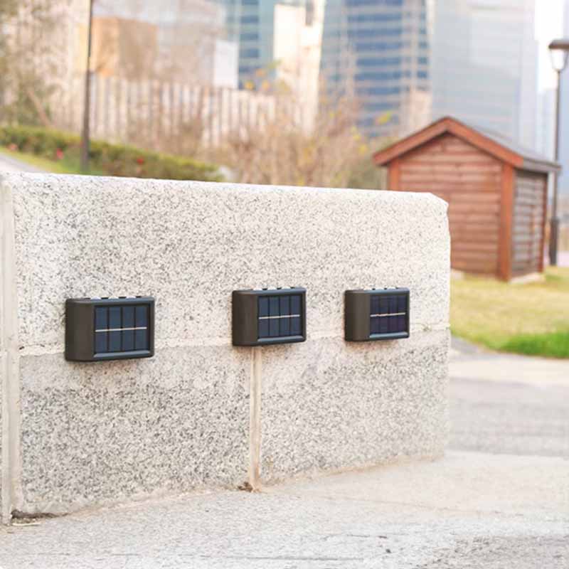 Pack de 2 focos solares 6 luces frías vista adicional – Mil Ideas