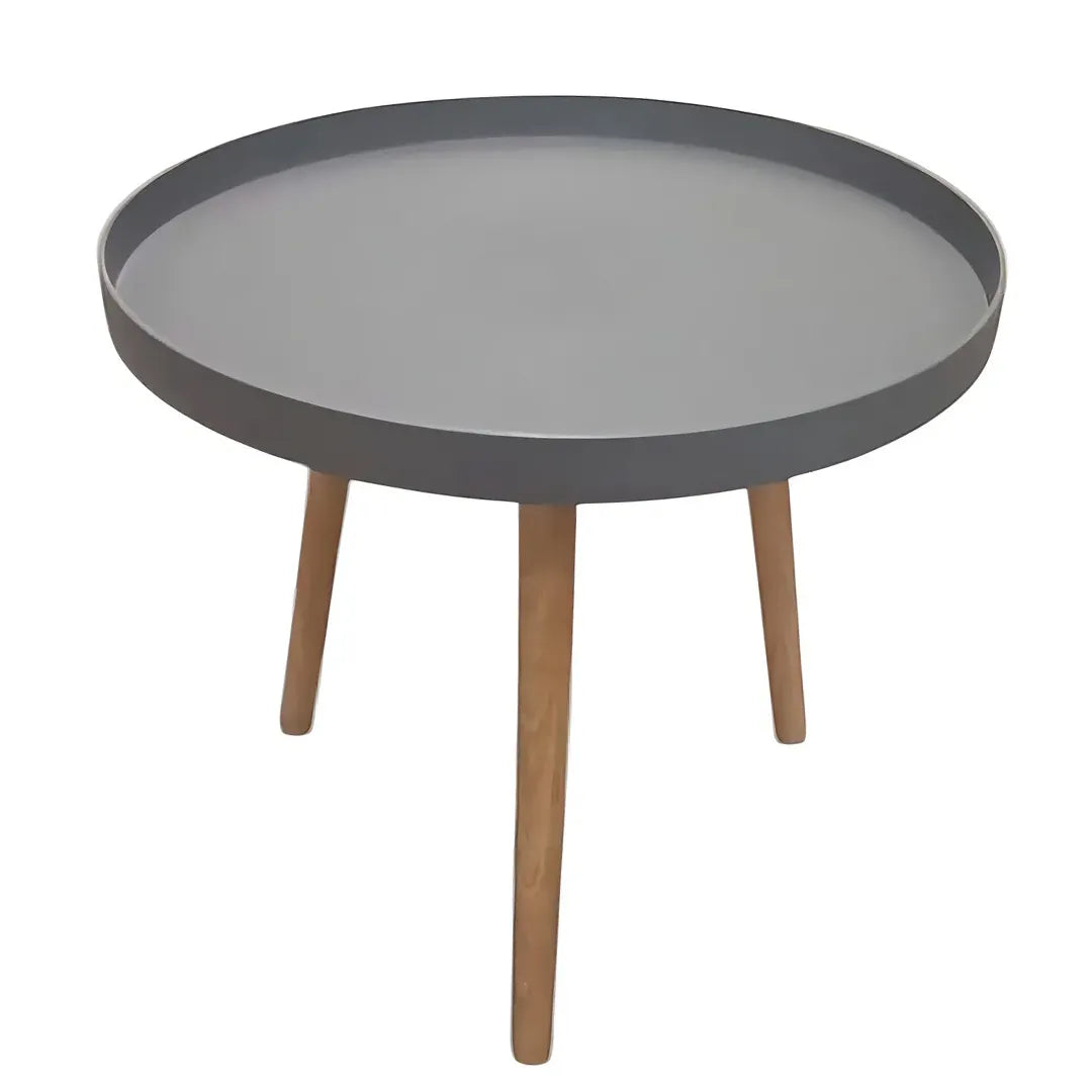 Mesa ratona Bolpur redonda 40x44 detalle – Mil Ideas