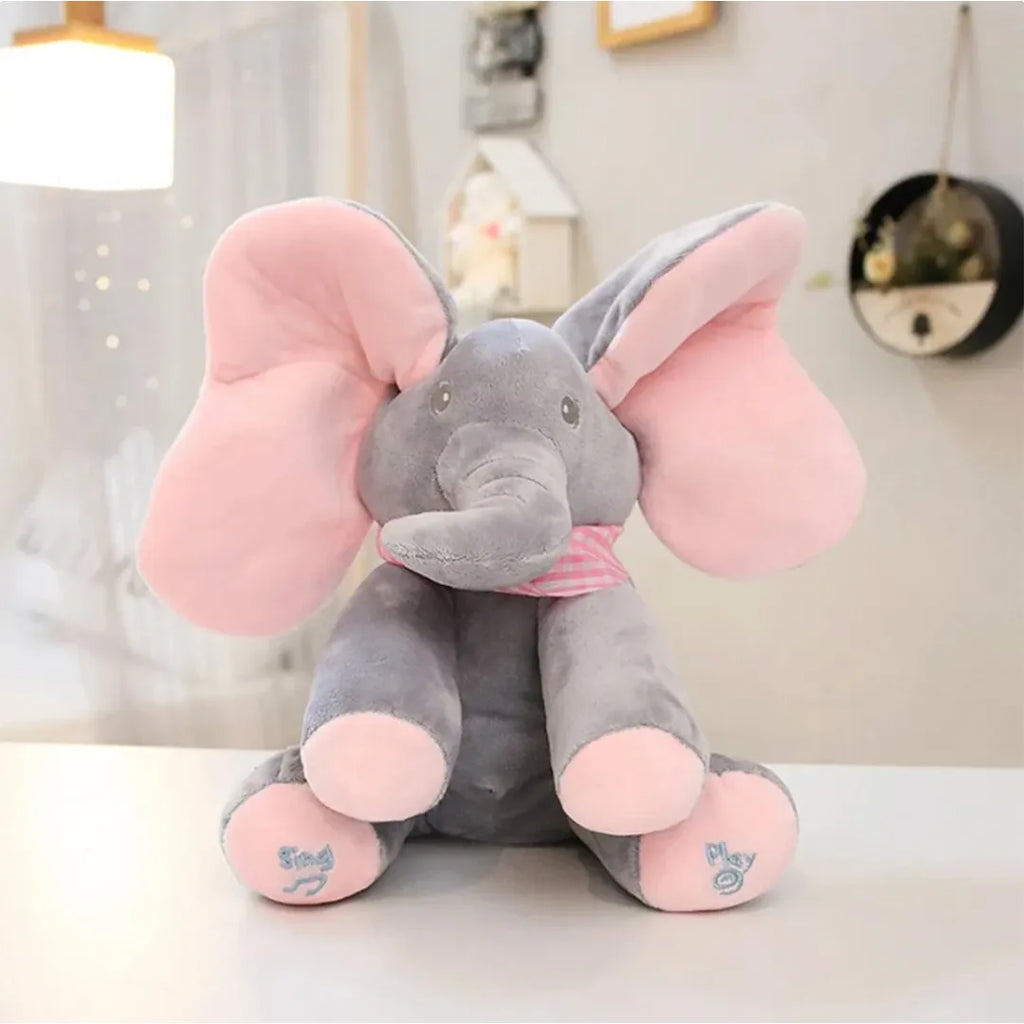 Peluche elefante vista adicional tamaño real – Mil Ideas