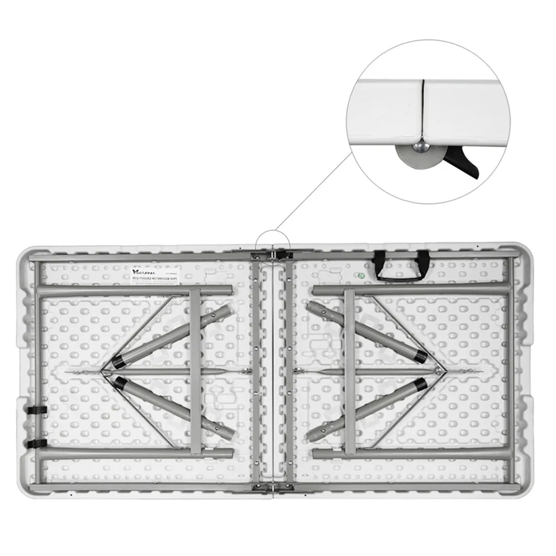 Mesa plegable portátil tipo valija vista adicional – Mil Ideas