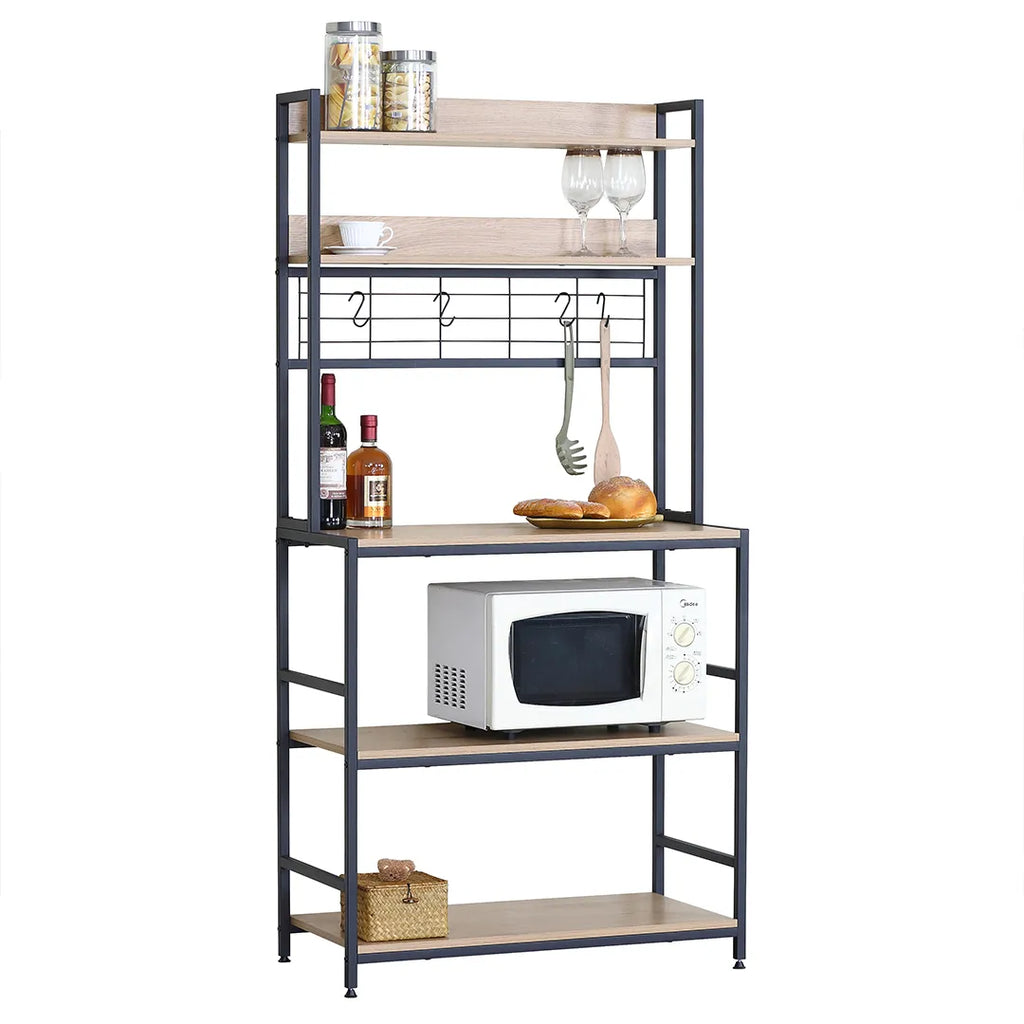 Mueble organizador de cocina 5 estantes vista adicional – Mil Ideas