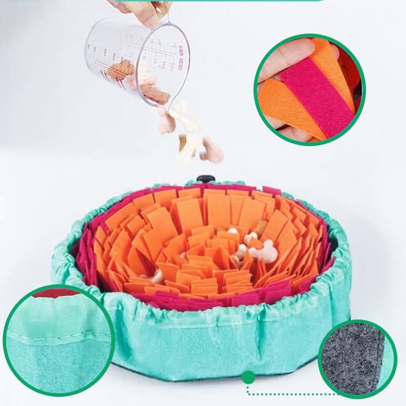 Alfombrilla de olfateo interactiva para mascotas vista adicional – Mil Ideas