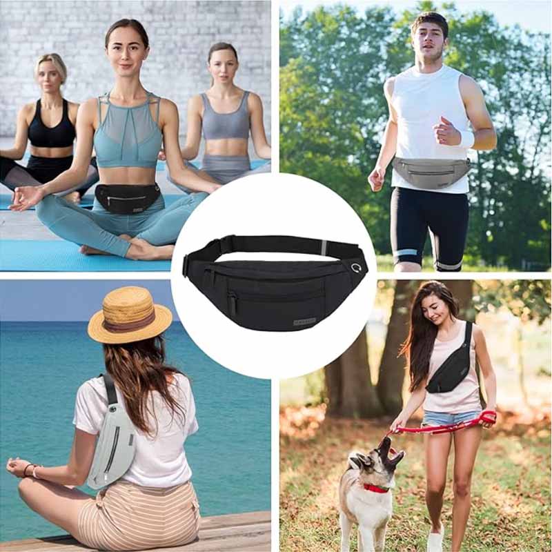 Riñonera Cruzada Cangu con Bolsillo vista adicional – Mil Ideas